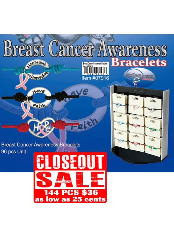 Breast Cancer Awareness Bracelets